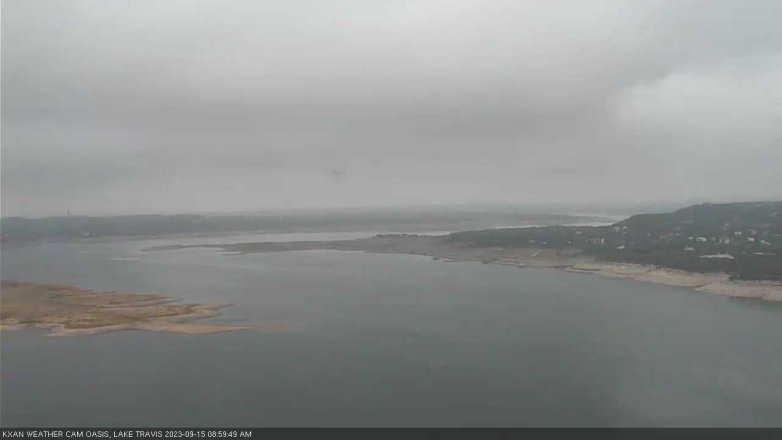 Lake Travis webcam, September 15, 2023 9:00 AM CT