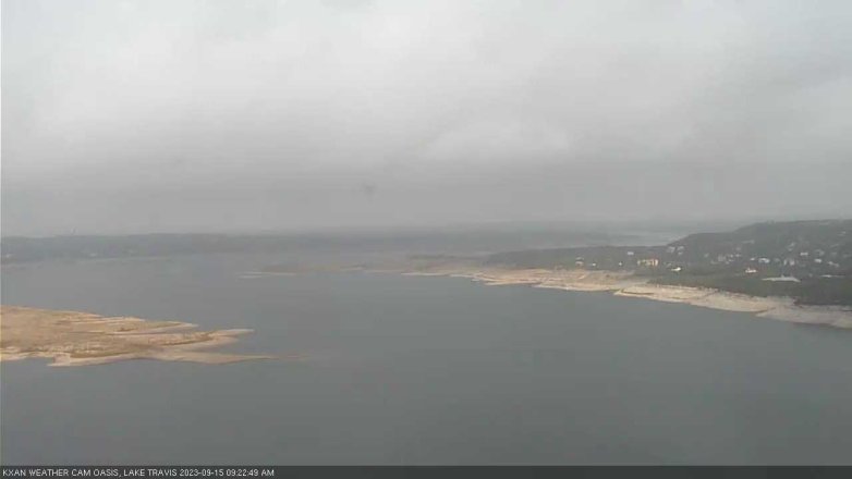 Lake Travis webcam, September 15, 2023 9:25 AM CT