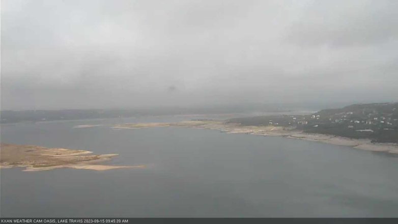 Lake Travis webcam, September 15, 2023 9:45 AM CT