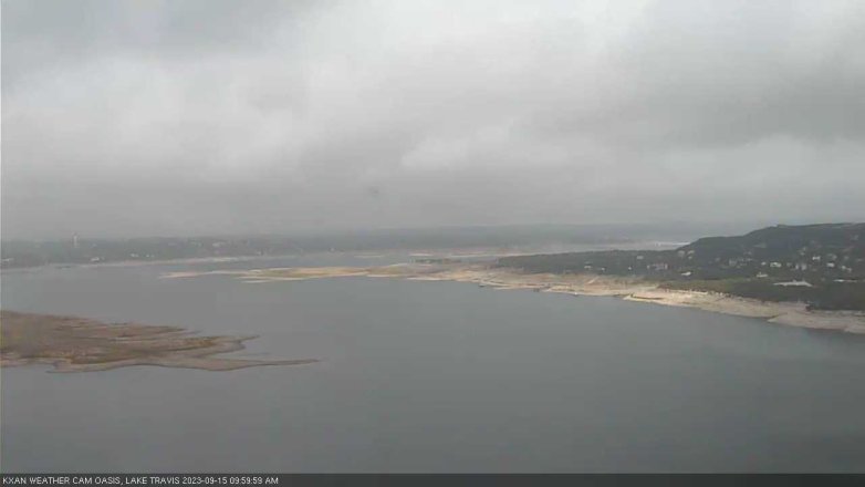 Lake Travis webcam, September 15, 2023 10:00 AM CT