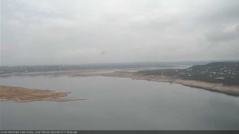 Lake Travis webcam, September 15, 2023 12:00 PM CT