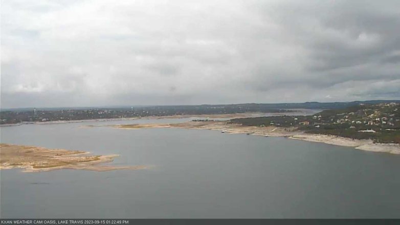 Lake Travis webcam, September 15, 2023 1:25 PM CT