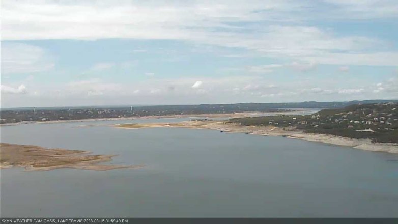 Lake Travis webcam, September 15, 2023 2:00 PM CT