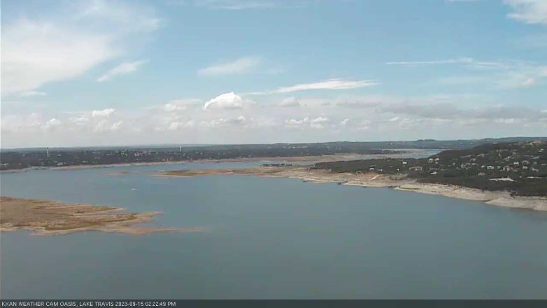 Lake Travis webcam, September 15, 2023 2:25 PM CT