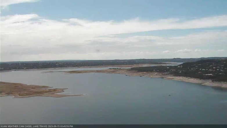 Lake Travis webcam, September 15, 2023 3:45 PM CT