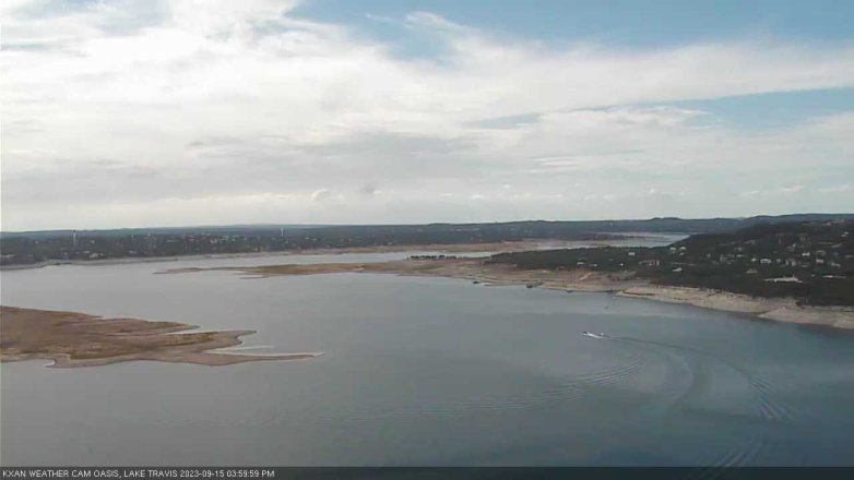 Lake Travis webcam, September 15, 2023 4:00 PM CT