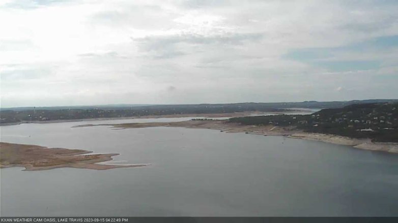 Lake Travis webcam, September 15, 2023 4:25 PM CT