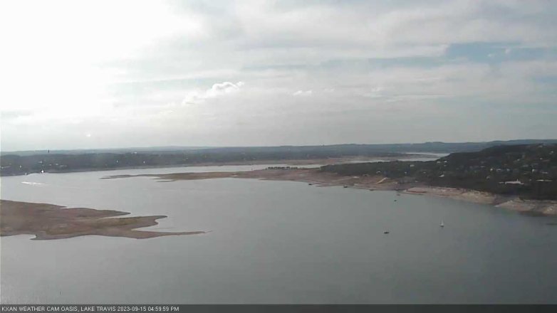 Lake Travis webcam, September 15, 2023 5:00 PM CT