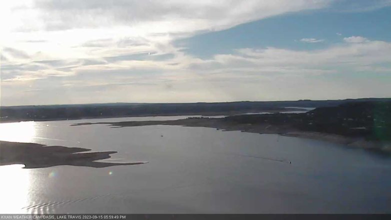 Lake Travis webcam, September 15, 2023 6:00 PM CT