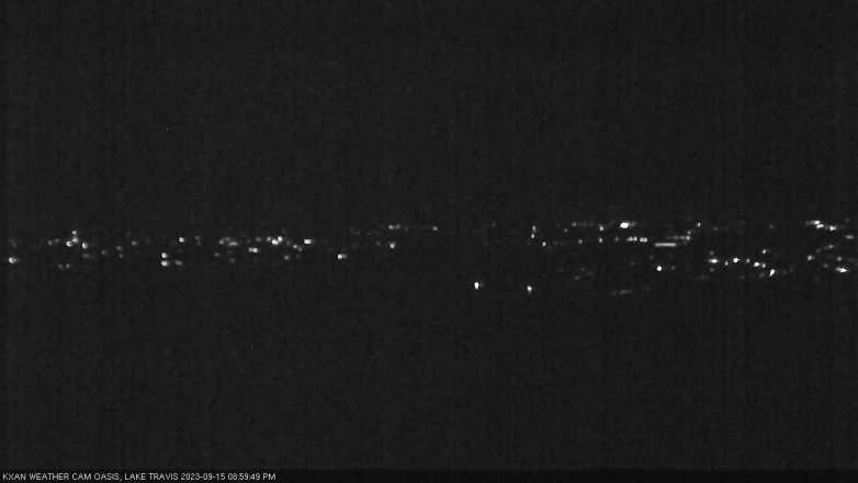 Lake Travis webcam, September 15, 2023 9:00 PM CT