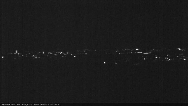 Lake Travis webcam, September 15, 2023 10:00 PM CT