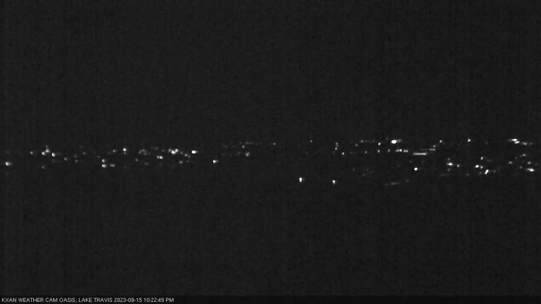 Lake Travis webcam, September 15, 2023 10:25 PM CT