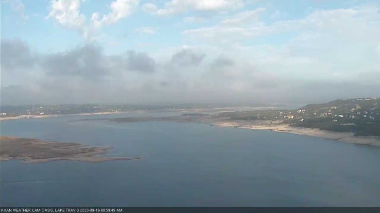 Lake Travis webcam, September 16, 2023 9:00 AM CT