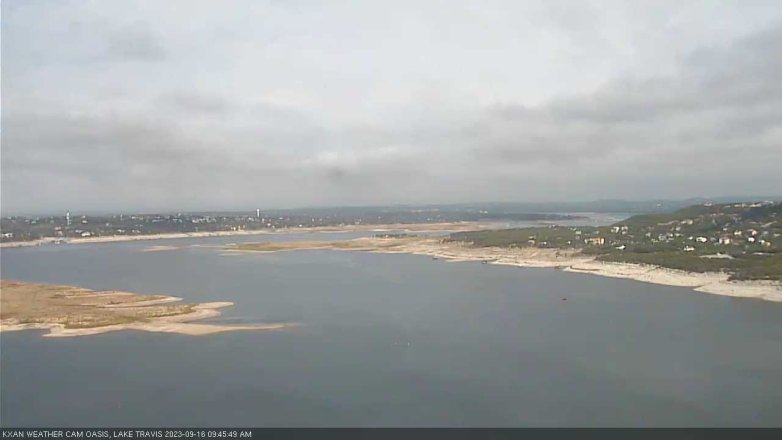 Lake Travis webcam, September 16, 2023 9:45 AM CT