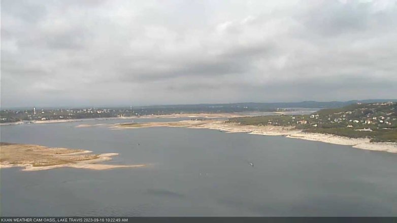 Lake Travis webcam, September 16, 2023 10:25 AM CT