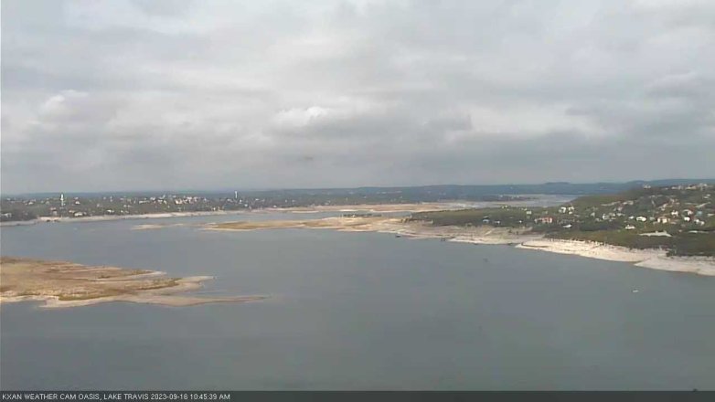 Lake Travis webcam, September 16, 2023 10:45 AM CT