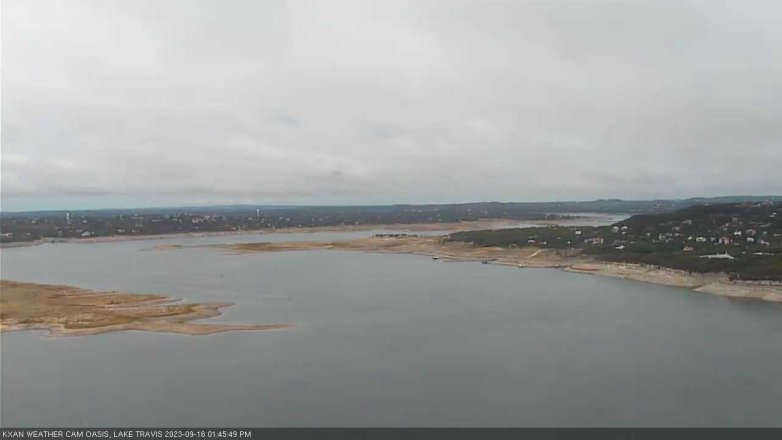 Lake Travis webcam, September 16, 2023 1:45 PM CT