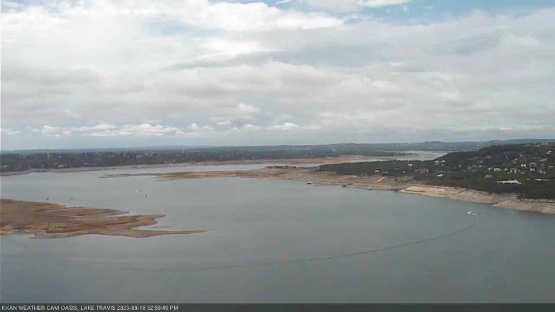 Lake Travis webcam, September 16, 2023 3:00 PM CT