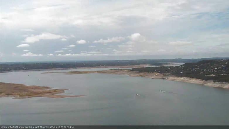 Lake Travis webcam, September 16, 2023 3:25 PM CT