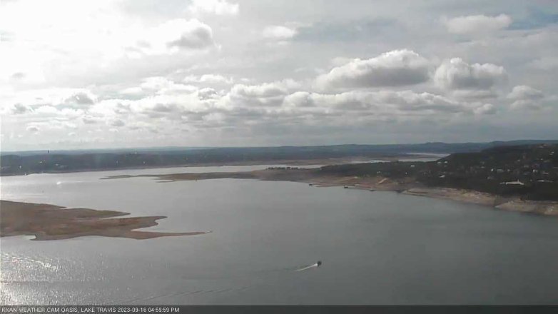 Lake Travis webcam, September 16, 2023 5:00 PM CT