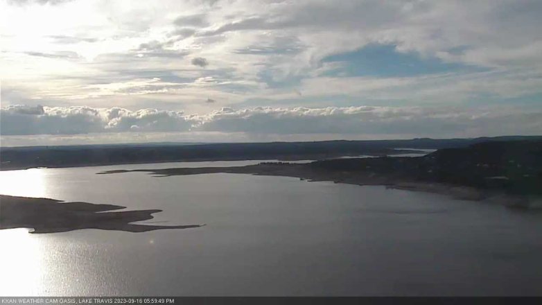 Lake Travis webcam, September 16, 2023 6:00 PM CT