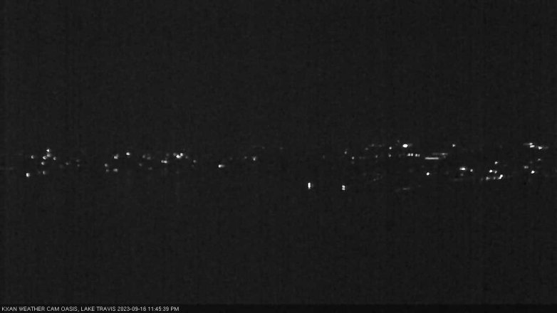 Lake Travis webcam, September 16, 2023 11:45 PM CT