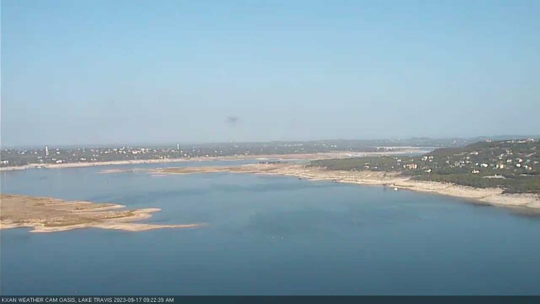 Lake Travis webcam, September 17, 2023 9:25 AM CT