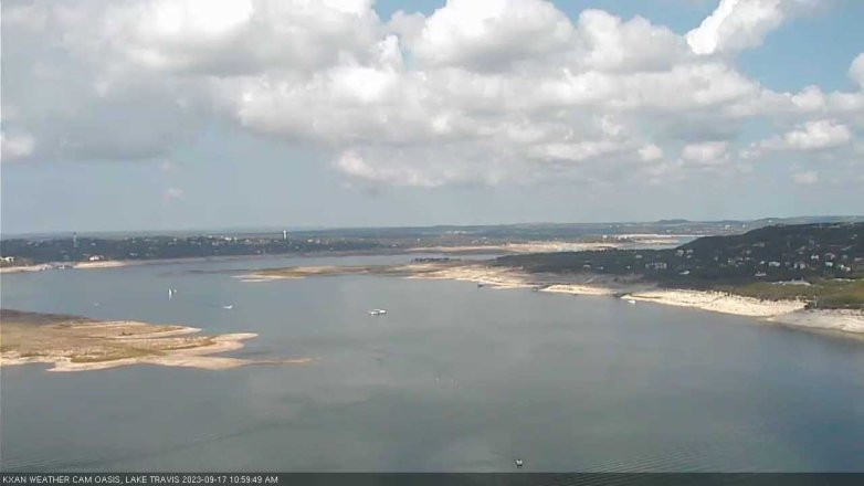 Lake Travis webcam, September 17, 2023 11:00 AM CT