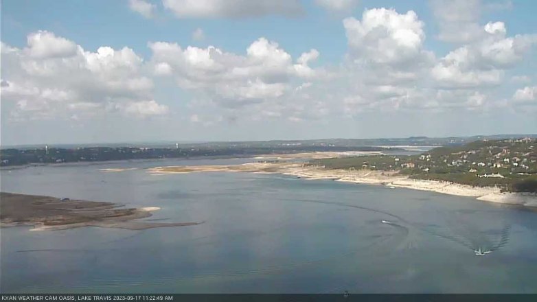 Lake Travis webcam, September 17, 2023 11:25 AM CT