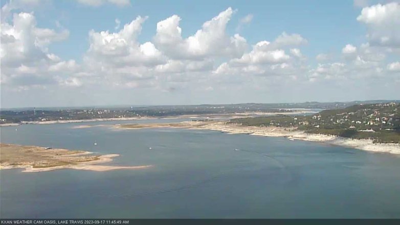 Lake Travis webcam, September 17, 2023 11:45 AM CT