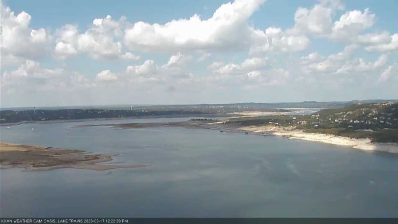 Lake Travis webcam, September 17, 2023 12:25 PM CT