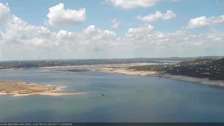 Lake Travis webcam, September 17, 2023 1:00 PM CT