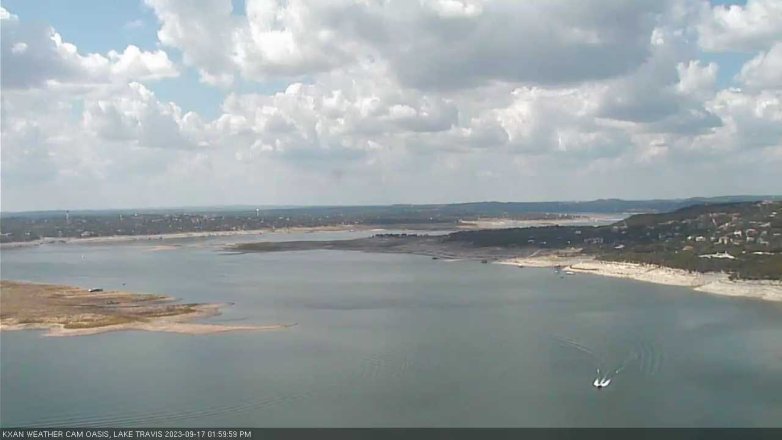 Lake Travis webcam, September 17, 2023 2:00 PM CT