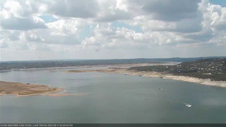 Lake Travis webcam, September 17, 2023 2:45 PM CT