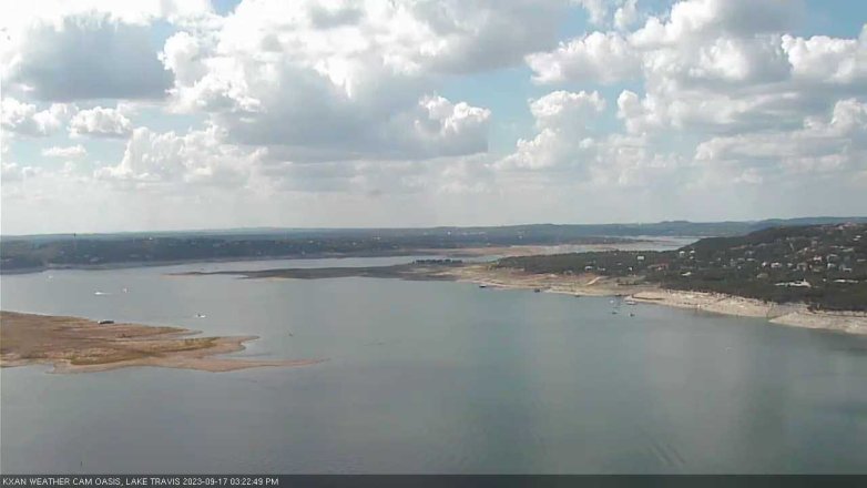 Lake Travis webcam, September 17, 2023 3:25 PM CT