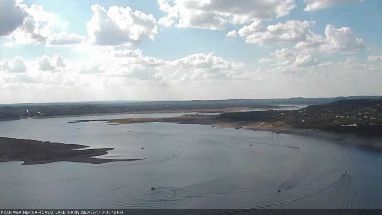 Lake Travis webcam, September 17, 2023 4:45 PM CT