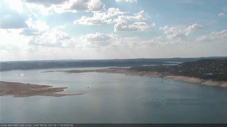 Lake Travis webcam, September 17, 2023 5:00 PM CT