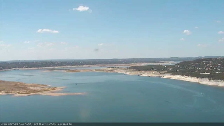 Lake Travis webcam, September 18, 2023 2:00 PM CT