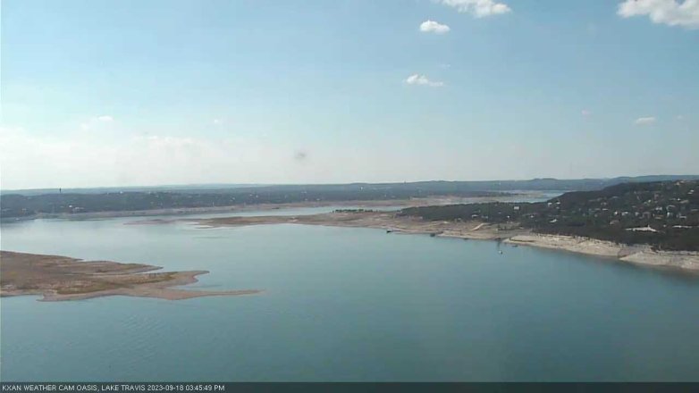 Lake Travis webcam, September 18, 2023 3:45 PM CT