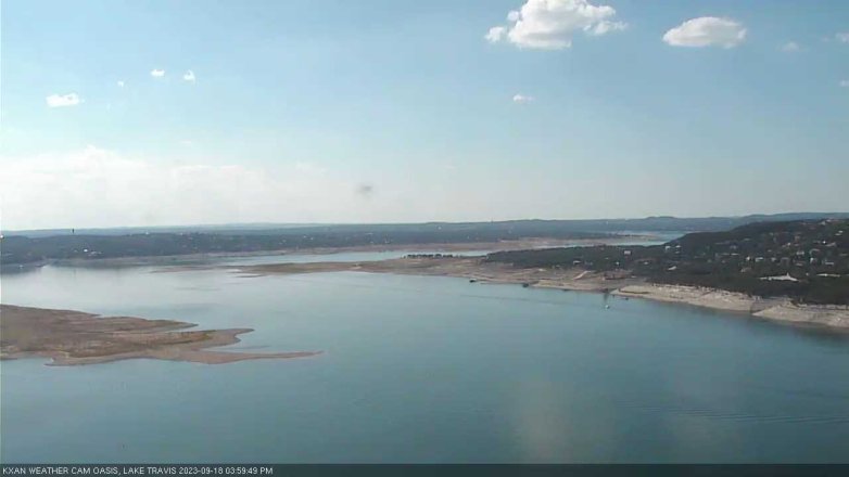 Lake Travis webcam, September 18, 2023 4:00 PM CT