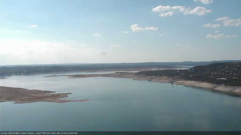 Lake Travis webcam, September 18, 2023 4:25 PM CT