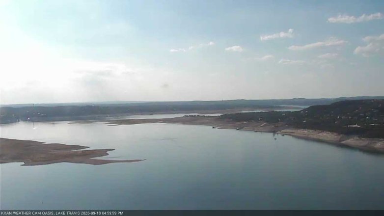 Lake Travis webcam, September 18, 2023 5:00 PM CT