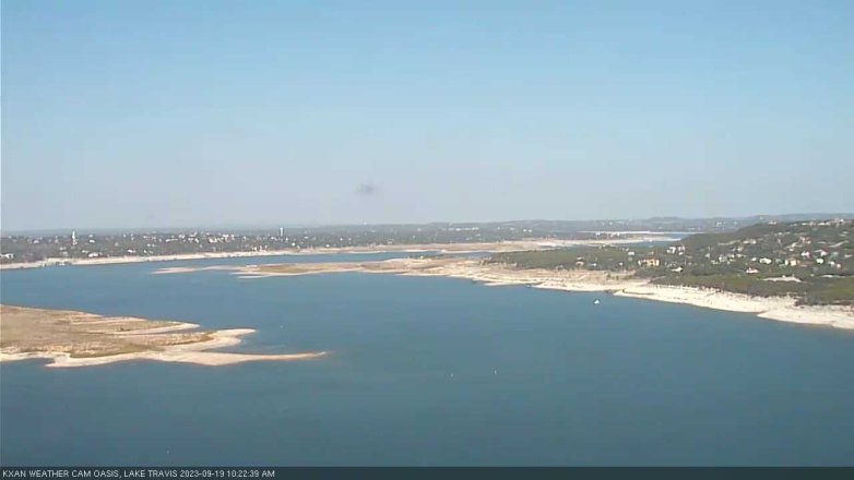 Lake Travis webcam, September 19, 2023 10:25 AM CT