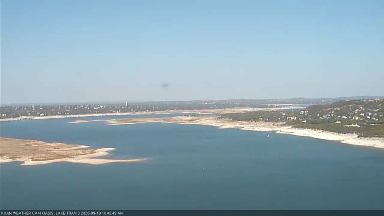 Lake Travis webcam, September 19, 2023 10:45 AM CT