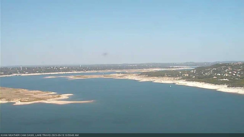 Lake Travis webcam, September 19, 2023 11:00 AM CT