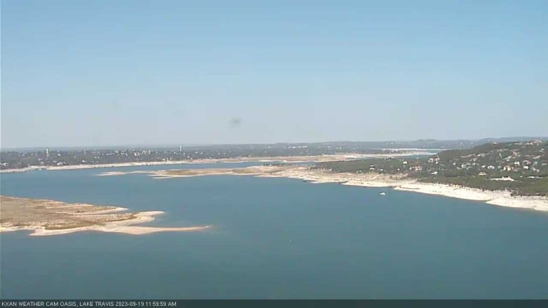 Lake Travis webcam, September 19, 2023 12:00 PM CT