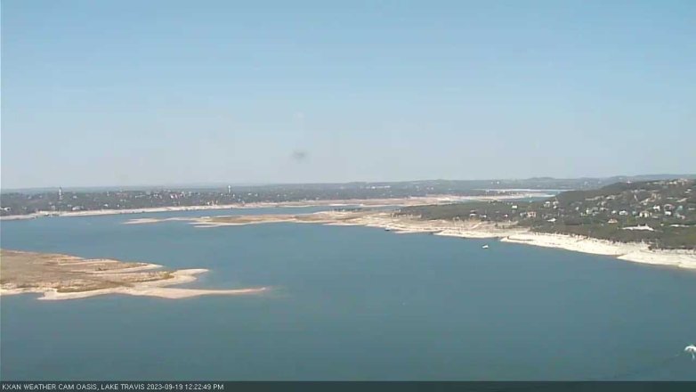 Lake Travis webcam, September 19, 2023 12:25 PM CT