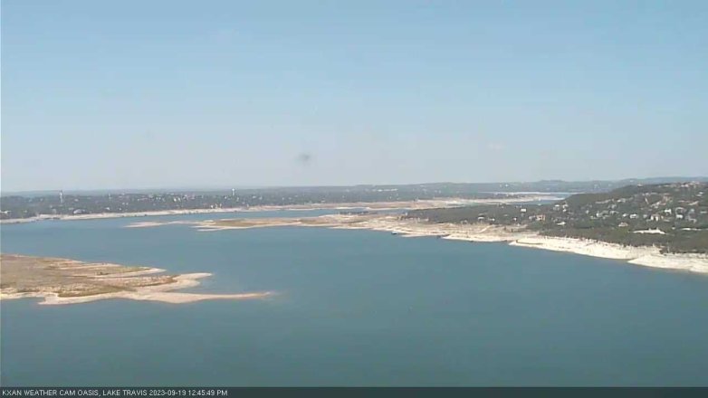 Lake Travis webcam, September 19, 2023 12:45 PM CT