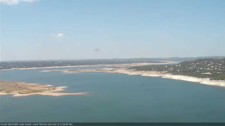 Lake Travis webcam, September 19, 2023 1:00 PM CT