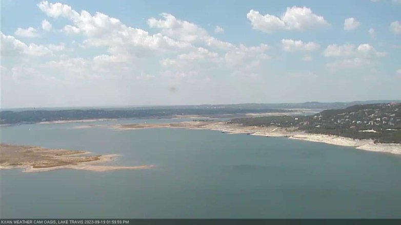 Lake Travis webcam, September 19, 2023 2:00 PM CT